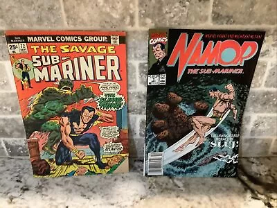 Buy Sub-Mariner #72 (1974) Namor # 7(1990)  Marvel Comic Books W/ Key Issues • 7.95£