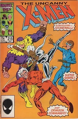 Buy Uncanny X-Men #215 (1986) 1st App. Freedom Force Members,,,Wolverine, Storm… • 1.58£