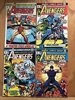 Buy The Avengers Issue #106 - #109 | 4 Consecutive Issue Bundle From 1972 • 50£