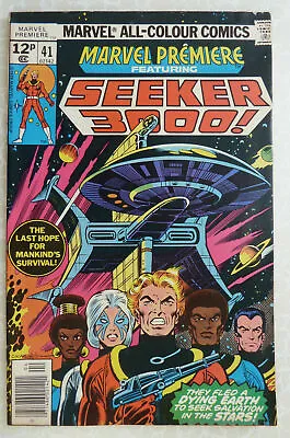 Buy Marvel Premiere #41 Featuring Seeker 3000 - UK Variant Marvel April 1978 FN 6.0 • 4.75£