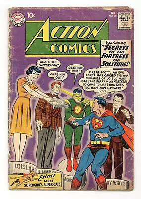 Buy Action Comics #261 GD/VG 3.0 1960 1st App. Streaky The Super Cat • 52.18£