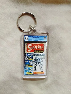 Buy Tales Of Suspense 39 CGC 9.8 Mini Slab Keychain Iron Man • 3.95£