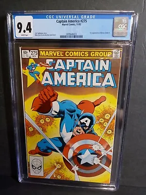 Buy Captain America 275 9.4 Cgc 1st Baron Zemo • 79.44£