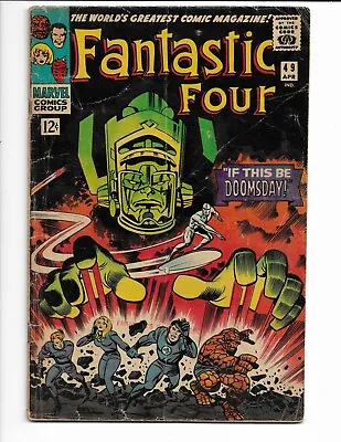 Buy Fantastic Four 49 - Qualified G/vg 3.0 - 1st Full Appearance Of Galactus (1966) • 359.78£