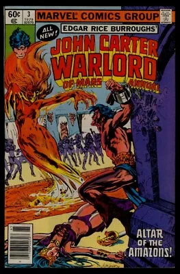 Buy Marvel Comics JOHN CARTER WARLORD Of Mars Annual #3 NM 9.4 • 15.98£