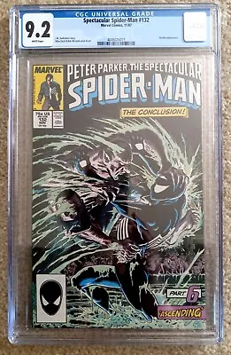 Buy Peter Parker Spectacular Spiderman #132 Cgc 9.2 White P Vermin App! • 47.30£