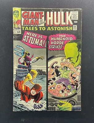 Buy Tales To Astonish 64-1st Cover & 2nd App Leader 2nd App Attuma-Silver Age-Marvel • 23.72£