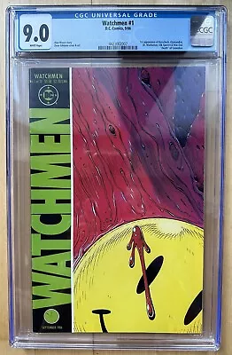 Buy Watchmen #1 DC 1986 Alan Moore White Pages CGC 9.0 • 79.91£
