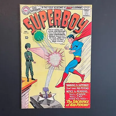 Buy Superboy 125 Silver Age Superman DC 1965 Curt Swan Cover Krypto Lex Luthor Comic • 23.75£
