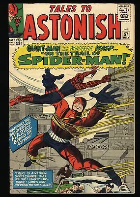 Buy Tales To Astonish #57 VF- 7.5 Early Spider-Man Appearance! Marvel 1964 • 195.08£