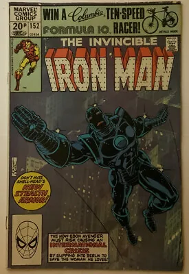 Buy Iron Man #152 | Marvel 1981 | 1st Stealth Armour | John Romita Jr. • 7.95£