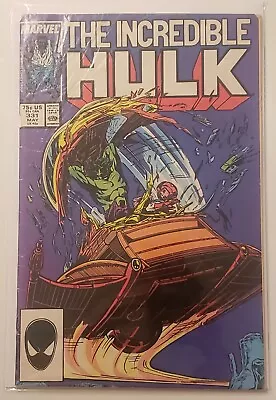 Buy Incredible Hulk #331 ('87) KEY 1st Appearance Of Intelligent Grey Hulk, LOWER GR • 6.70£