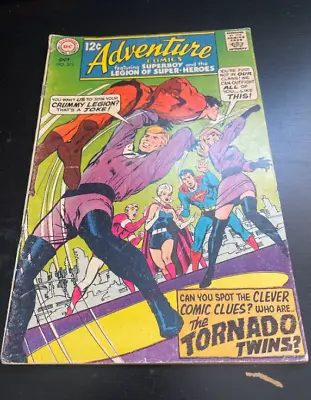 Buy DCC: Adventure Comics Superboy Legion Of Super Heroes #373 VG October 1968 • 7.93£