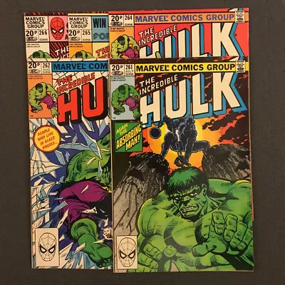 Buy Hulk 261 262 264 265 266 (1981), 1st App The Rangers, Death Of High Evolutionary • 19.75£