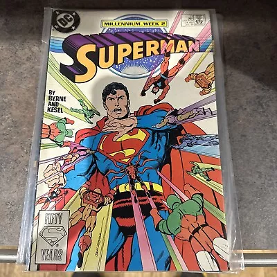 Buy SUPERMAN Vol 2 ISSUE #13.  JOHN BYRNE  1988. Millennium • 1£