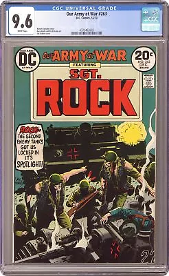Buy Our Army At War #263 CGC 9.6 1973 4375463003 • 175.89£
