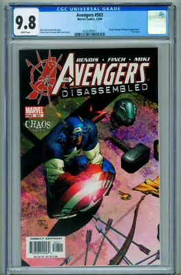 Buy Avengers #503 CGC 9.8 2004-last Issue Comic Book 4330292011 • 67£