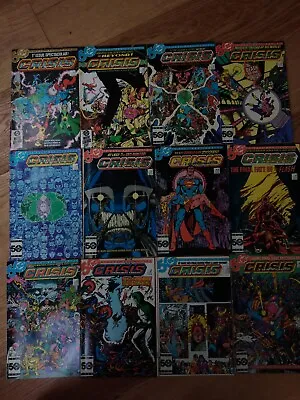 Buy DC - Crisis On Infinite Earths #1-12 & Official Index • 70£