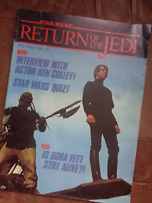Buy Return Of The Jedi Comic No.45 1984 Star Wars 80s • 1.99£