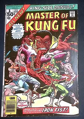 Buy Master Of Kung-Fu King-Size Annual #1 Bronze Age Marvel Comics • 49.99£