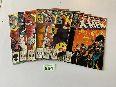 Buy The Uncanny X-men…..mixed Issues……Claremont/sienkiewicz…….7 X Comics…..LOT…654 • 12.99£