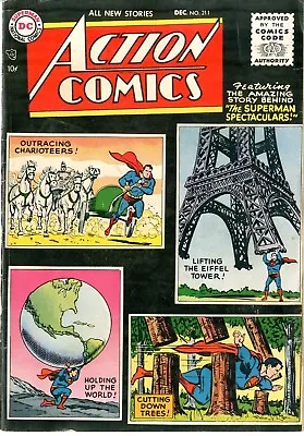 Buy Action Comics   # 211     VGF     Dec. 1955  Superman In  The Superman Spectacul • 146.95£