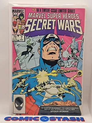 Buy MARVEL SUPER-HEROES SECRET WARS #7 1st SPIDER-MAN Madame Web VF NM Capt America  • 11.99£