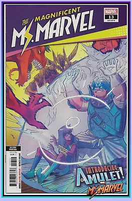 Buy Magnificent Ms Marvel #13 (2020) 1st Amulet 2nd Print Variant Kamala Khan Mcu Nm • 10.04£