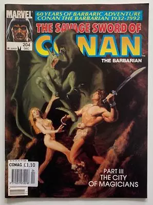 Buy Savage Sword Of Conan #204 (Marvel 1992) FN+ Condition • 13.50£