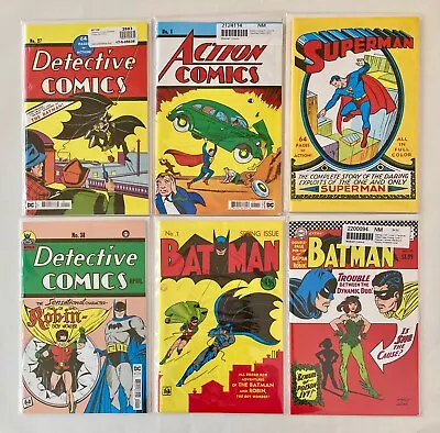 Buy DC Facsimile Lot Detective Comics #27 Action Comics #1 Batman Superman #1 NM/NM+ • 48.25£