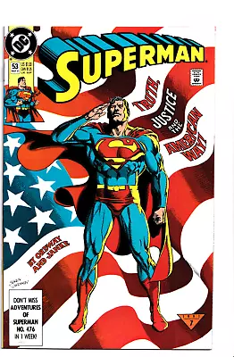 Buy Superman #53 1991 DC Comics • 2.56£