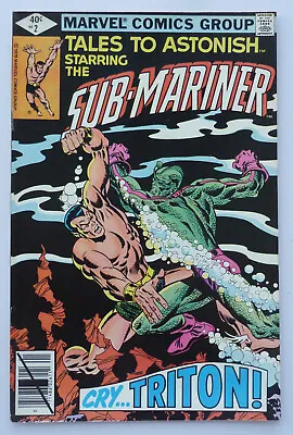 Buy Tales To Astonish #2 - Sub-Mariner - Marvel Comics January 1980 VF- 7.5 • 8.99£