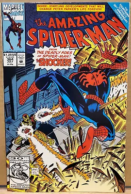 Buy Amazing Spider-Man 364 1st Scourge White Costume Michelinie Bagley 1992 Marvel • 3.55£