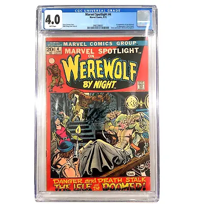 Buy MARVEL SPOTLIGHT #4 (1972). CGC 4.0 1st Appearance The DARKHOLD White Pages! • 158.36£