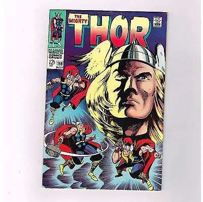 Buy THOR (V1) #158 Grade 8.0 Silver Age Marvel! Classic Marie Severin Cover! • 48.26£