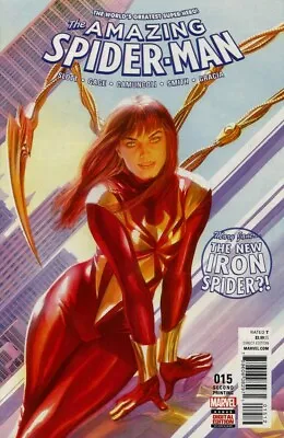 Buy Marvel Comics - Amazing Spider-man #15 - 2nd Ptg Variant Iron Spider - New • 5.95£
