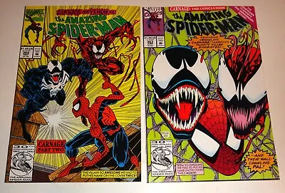 Buy Amazing Spider-man #362,363  2nd App Carnage  Nm 9.2 Venom 1992 • 44.83£
