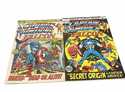 Buy Captain America #154 #155 1st Appearance Jack Monroe! Marvel 1972( LOT OF 2) • 18.38£