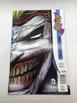 Buy Detective Comics #15 New 52 Batman Death Of The Family Die-Cut Joker Cover • 11.41£