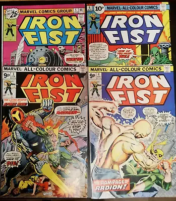 Buy Iron Fist 4 Issues  #3, #4, #5, #6 1976 Marvel Comics John Byrne Art • 20£