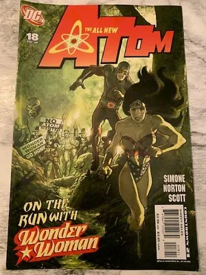 Buy The All New Atom 18 - Gail Simone Feat Wonder Woman - DC 2008 Hot Series VF Rare • 3.99£