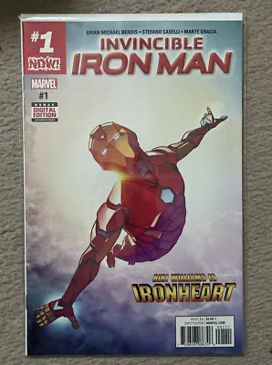 Buy Marvel Invincible Iron Man #1 | 1st Cover Appearance Riri Williams , IronHeart • 25£