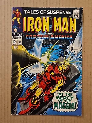 Buy Tales Of Suspense #99 Final Issue Captain America Iron Man Marvel 1968 FN- • 13.43£