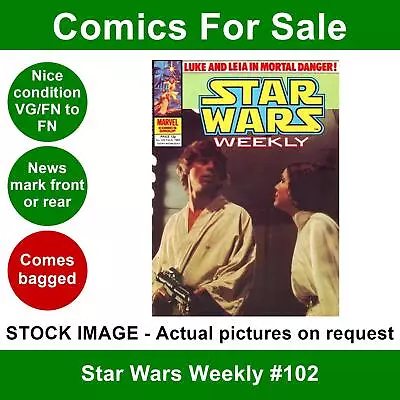 Buy Star Wars Weekly #102 Comic VG/FN 06 February 1980 Marvel UK • 5.99£