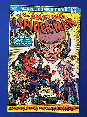Buy Amazing Spider-Man #138 VFN+ (8.5) MARVEL ( Vol 1 1974) 1st App Mindworm (2) • 29£