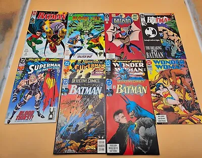 Buy 1990's DC Comic Lot 10 Batman #11,488,497,655,656 Superman #29, 508 Wonder Woman • 15.39£