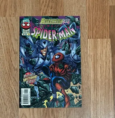 Buy Amazing Spider-Man #418 Revelations Torment PT 3 V 1 Rhino Venom Carnage 1996 • 5.60£