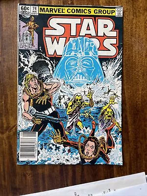 Buy STAR WARS #74 (VF) Newsstand THE ISKALON EFFECT!! 1983 • 9.59£