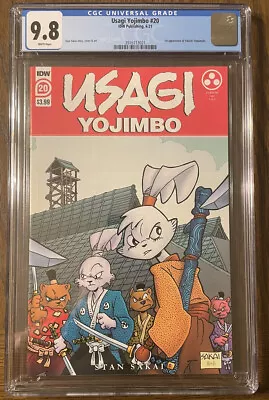 Buy Usagi Yojimbo #20 (2021 IDW Comics) 1st  Appearance Of Yukichi Tamamoto CGC 9.8 • 79.66£