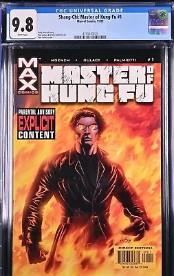 Buy Shang Chi Master Of Kung Fu #1 CGC 9.8 1st Appearance Moving Shadow 2002 Marvel • 94.60£